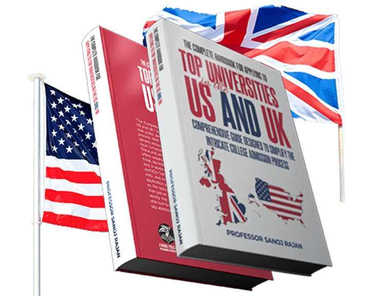 US and UK admissions guide representing test preparation and application tracking